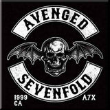 Avenged Sevenfold: Death Bat Crest Magnet – officielt merchandise