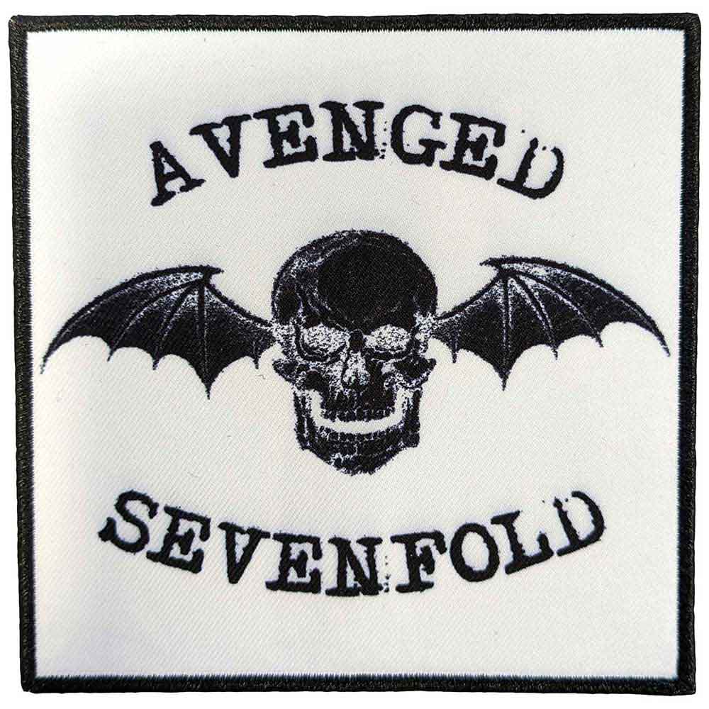 Avenged Sevenfold: Classic Deathbat Negative Patch – officielt merchandise