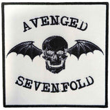 Avenged Sevenfold: Classic Deathbat Negative Patch – officielt merchandise