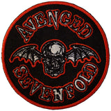 Avenged Sevenfold: Deathbat Orange Border Standard Patch