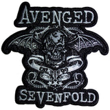 Avenged Sevenfold: Deathbat Banner Cut-Out Standard Patch