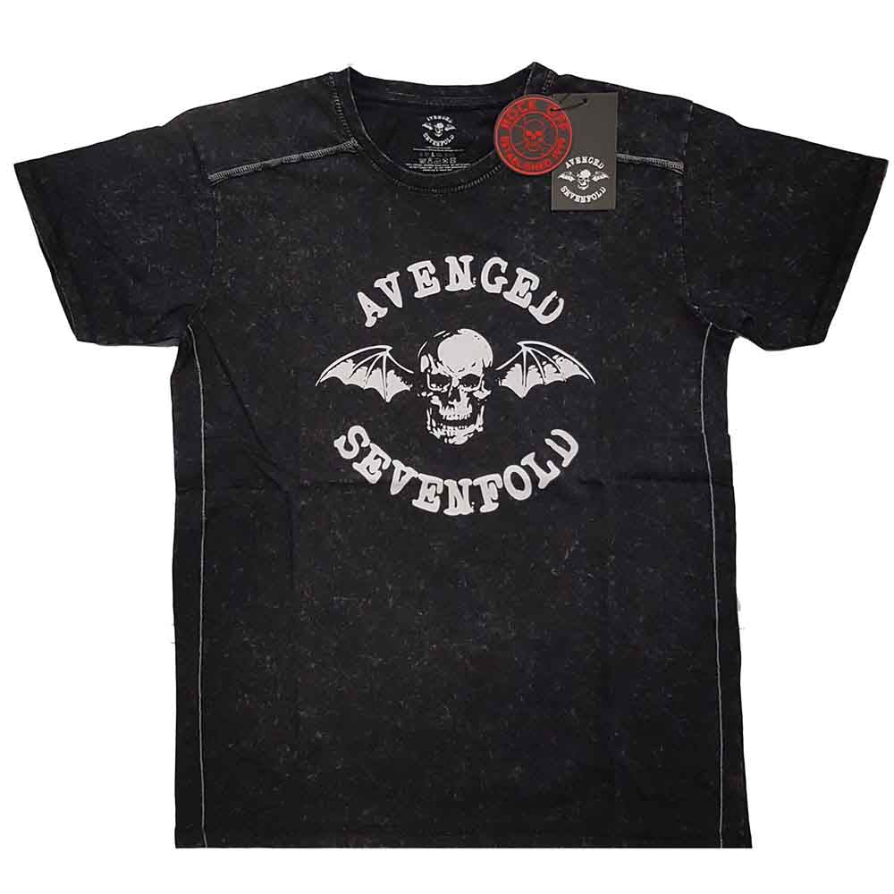 Avenged Sevenfold: Logo (Wash Collection) T-shirt – officielt merchandise