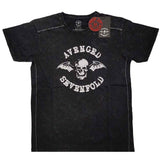 Avenged Sevenfold: Logo (Wash Collection) T-shirt – officielt merchandise