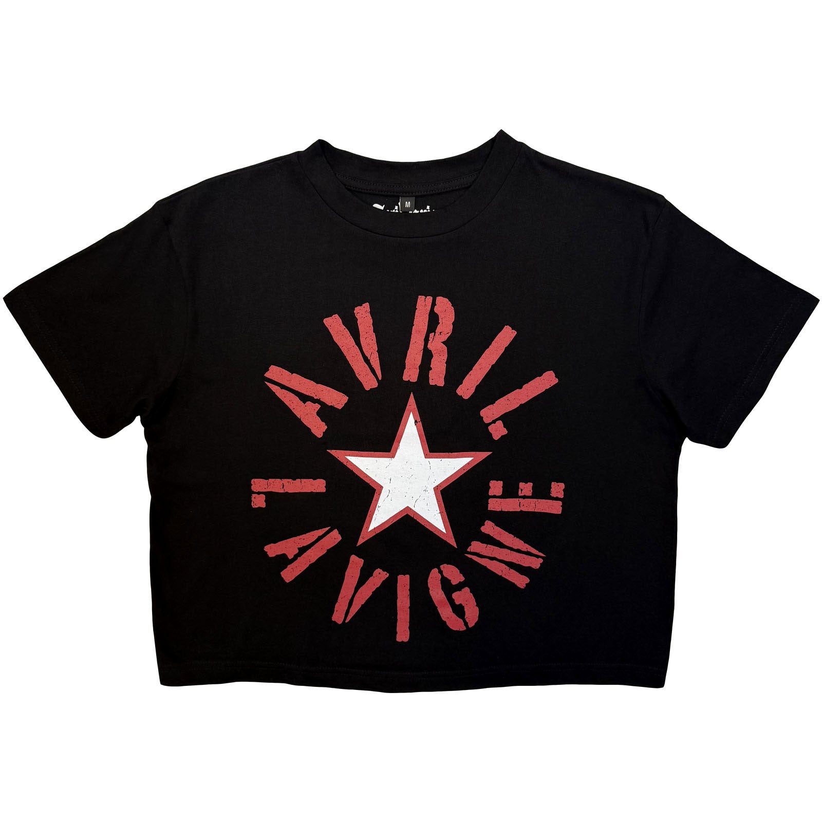 Avril Lavigne: Stencil Logo T-shirt – officielt merchandise