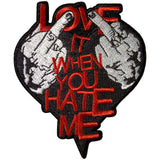 Avril Lavigne: Love It When You Hate Me Standard Patch