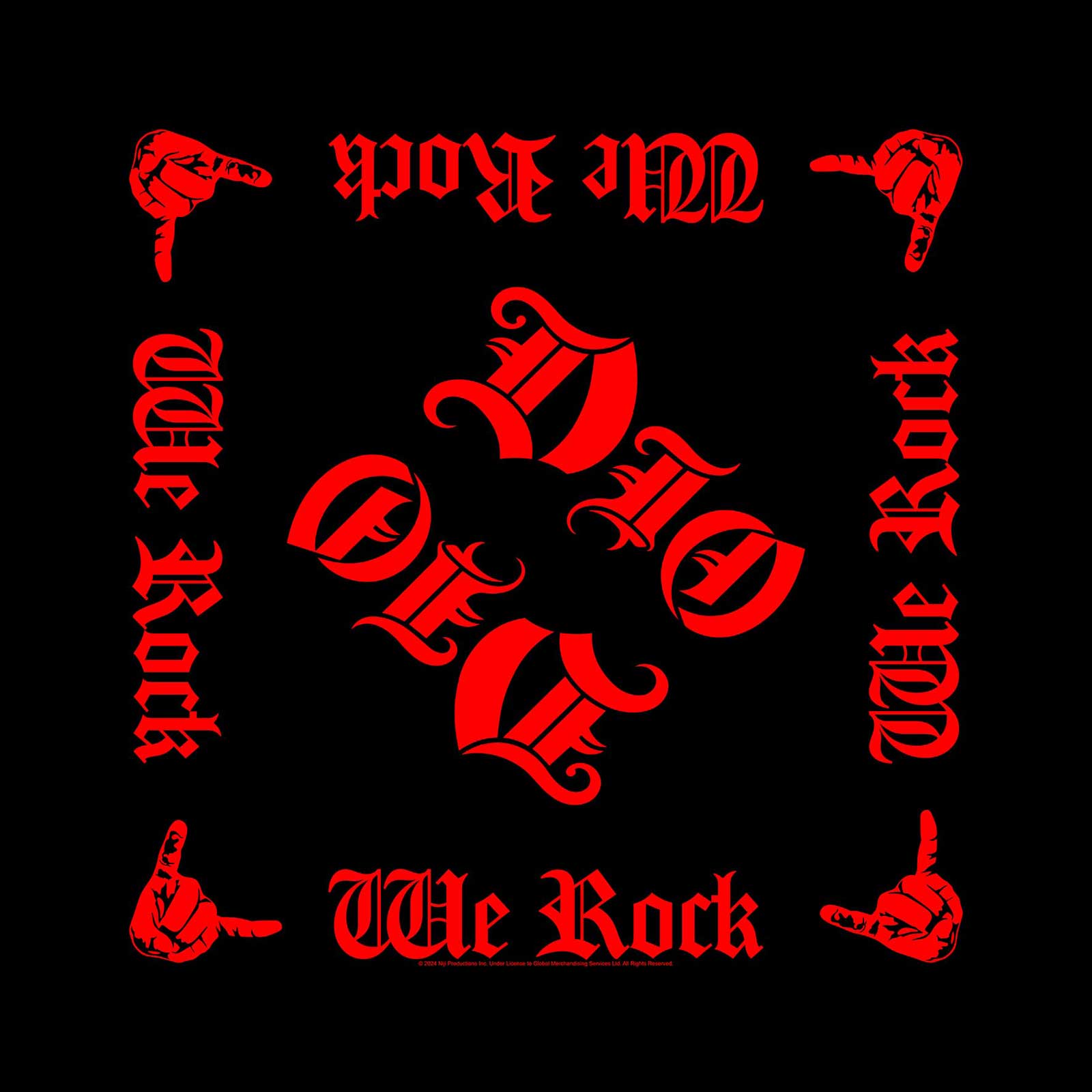 Dio: We Rock Cap – officielt merchandise