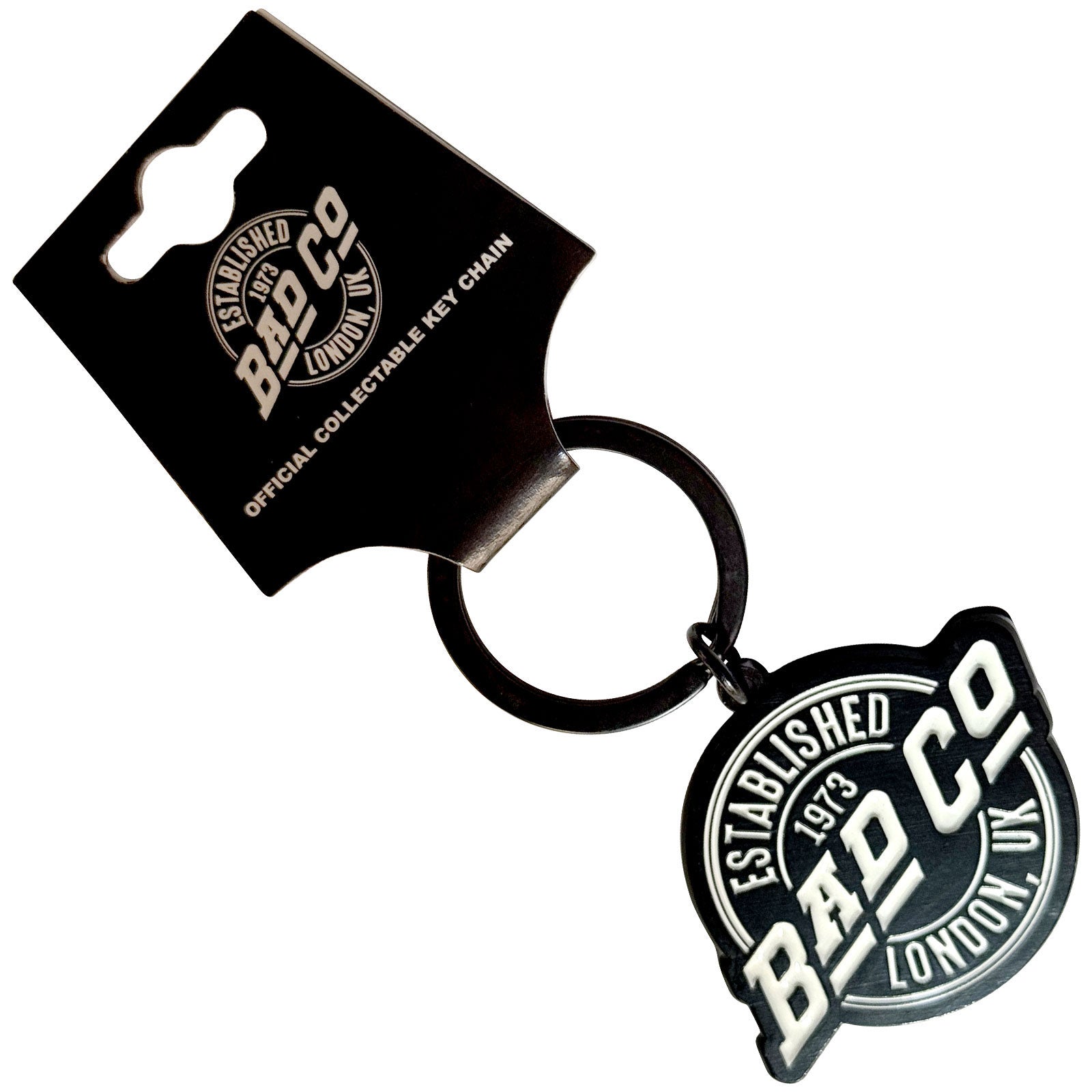 Bad Company: Est. 1973 Circle Logo Keychain