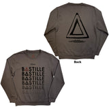Bastille: Repeat Logo (Charcoal Grey) (Ex - Tour) Sweatshirt – officielt merchandise
