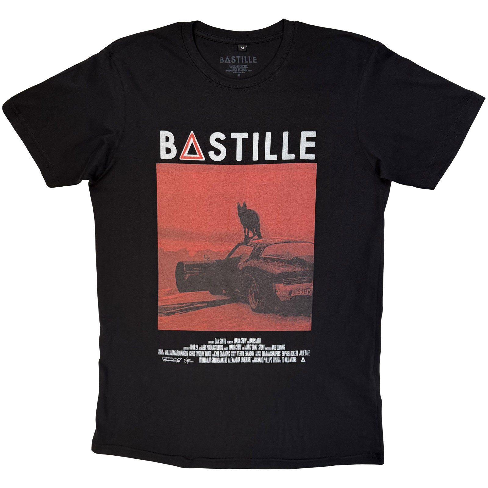 Bastille: Bad Blood Wolf T-shirt – officielt merchandise