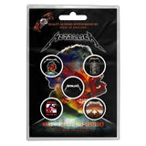Metallica: Hardwired to self - destruct Badge pack – officielt merchandise