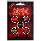 AC/DC: PWR - UP Badge pack – officielt merchandise
