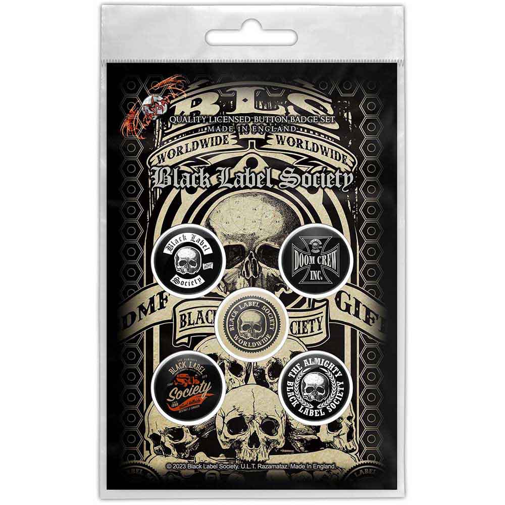 Black Label Society: Worldwide Button Badge Pack