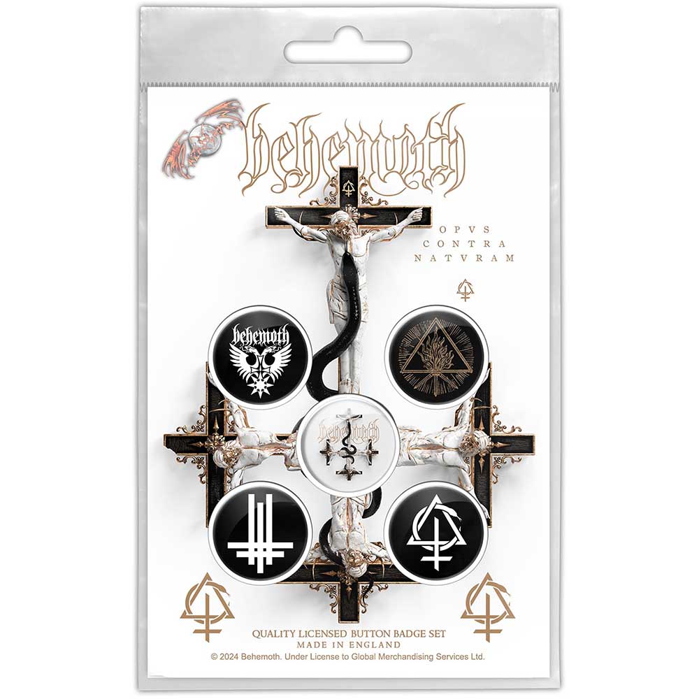 Behemoth: Opvs Contra Natvram Button Badge Pack