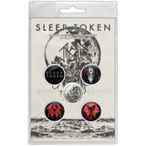 Sleep Token: Take Me Back To Eden Button Badge Pack