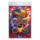 Judas Priest: Invincible Shield Button Badge Pack