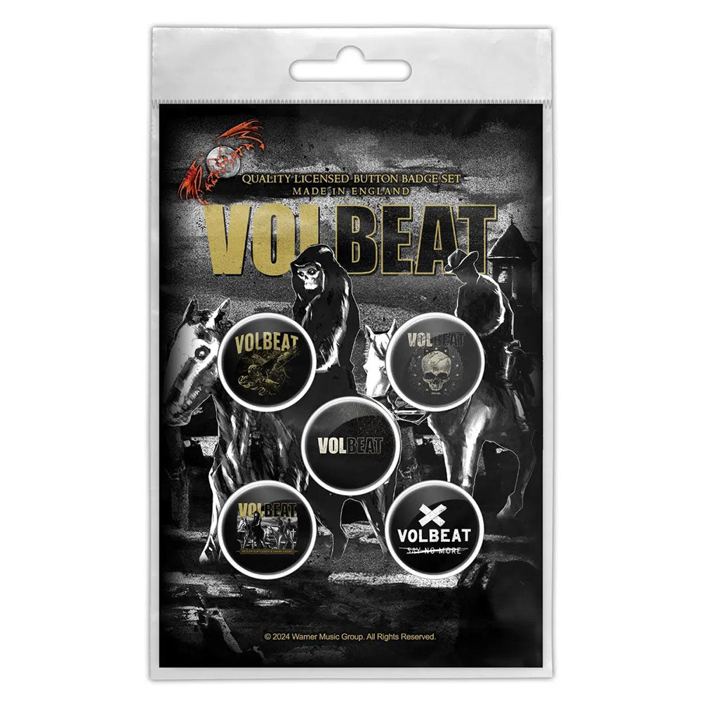 Volbeat: Outlaw Gentlemen Button Badge Pack