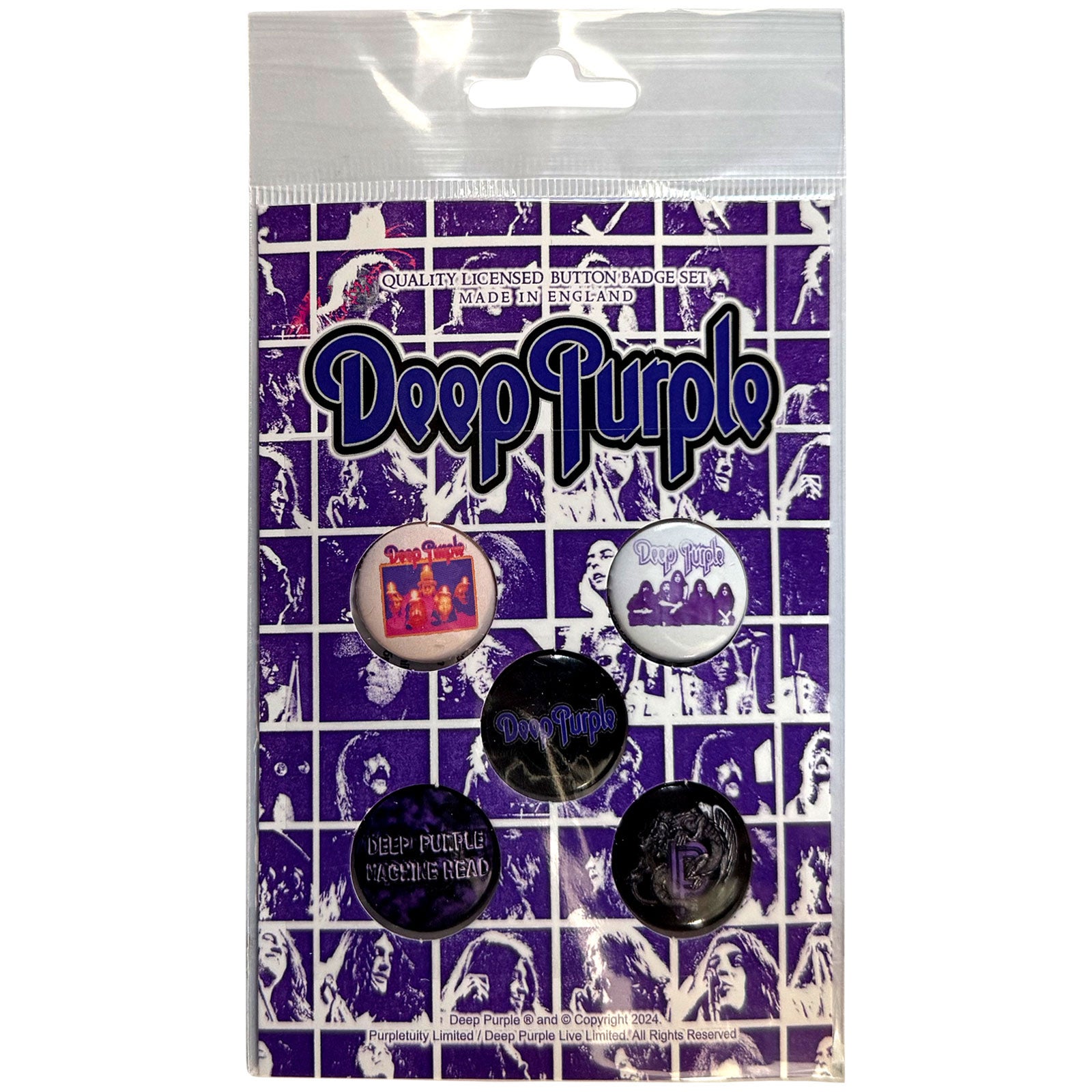 Deep Purple: Logo Button Badge Pack