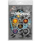 The Offspring: Skeleton Molotov Button Badge Pack
