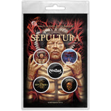 Sepultura: Roots Button Badge Pack