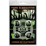 Type O Negative: Lords Of Flatbush Button Badge Pack