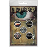 Nickelback: Silver Side Up Badge pack – officielt merchandise