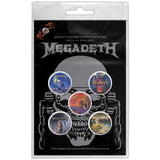 Megadeth: Vic Rattlehead Badge pack – officielt merchandise
