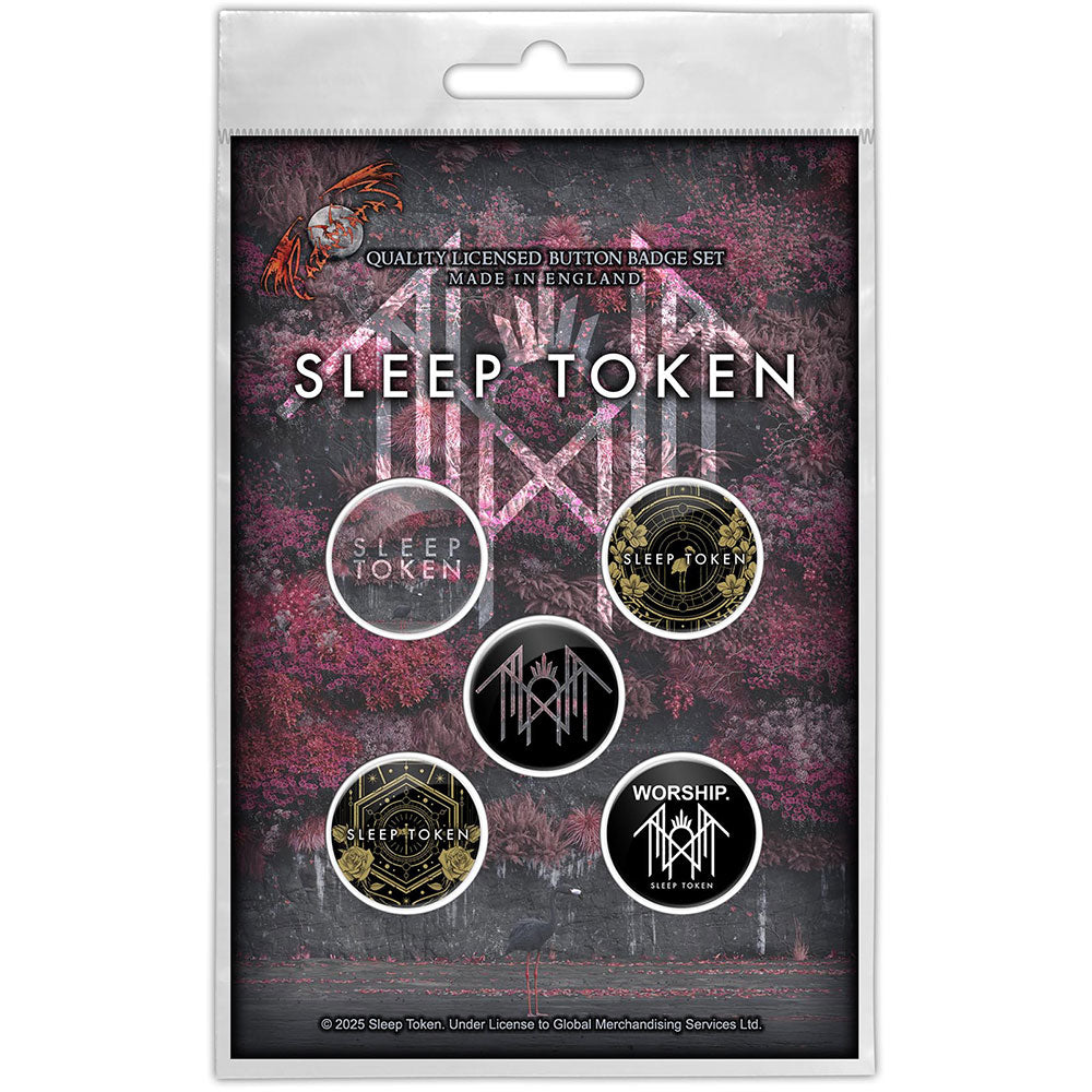 Sleep Token: Even In Arcadia Button Badge Pack