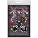 Sleep Token: Even In Arcadia Button Badge Pack