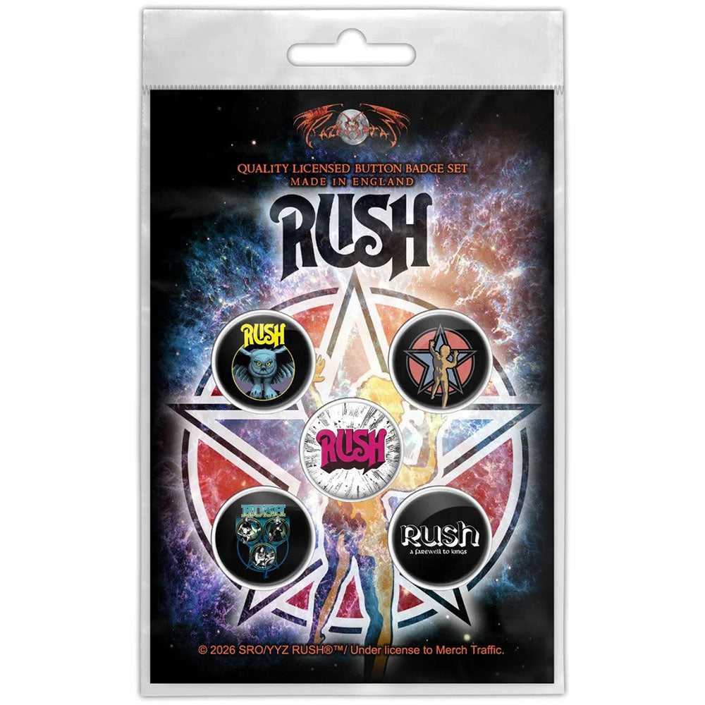 Rush: Starman Badge pack – officielt merchandise