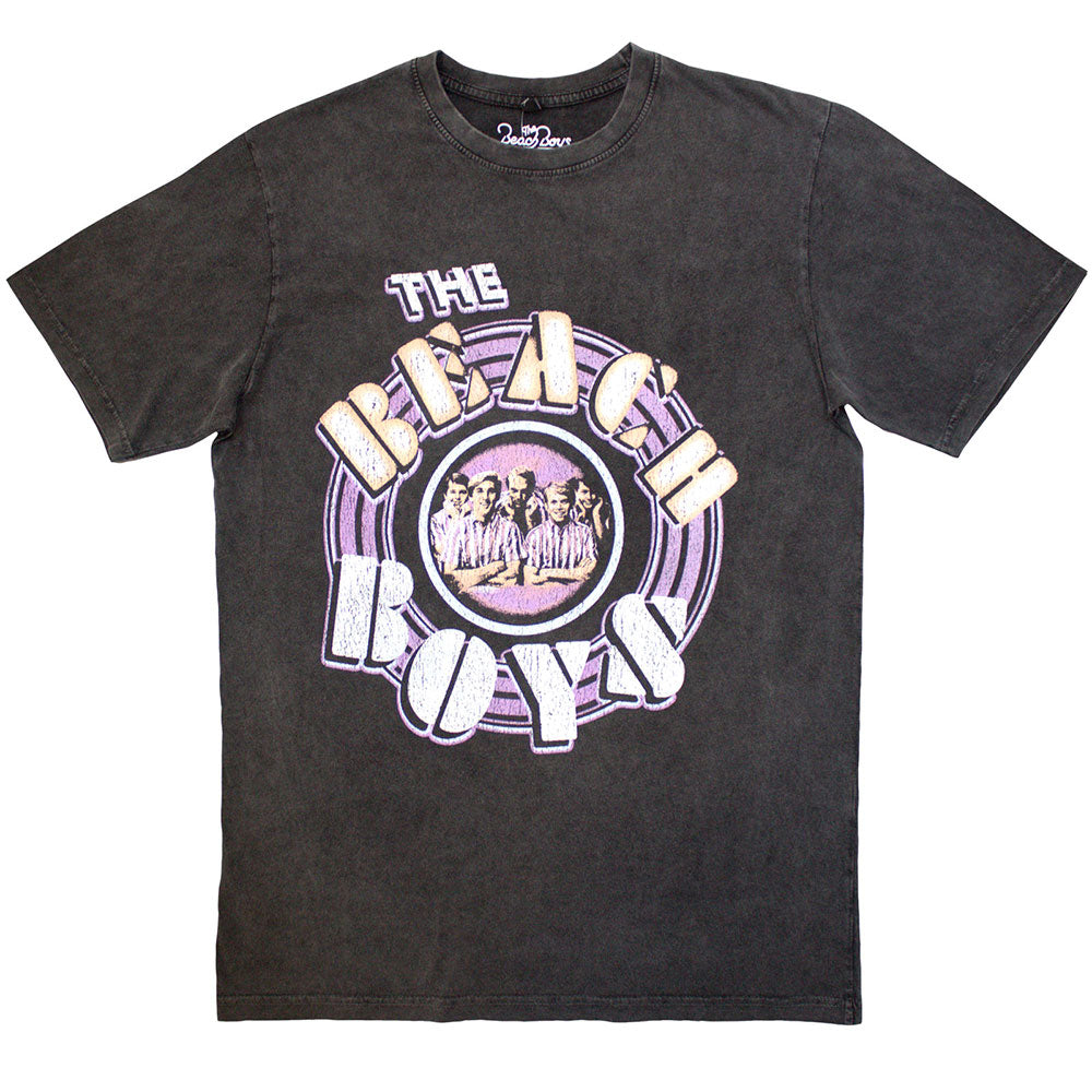 The Beach Boys: Vintage Photo Stone Wash T-Shirt (Stone Wash)