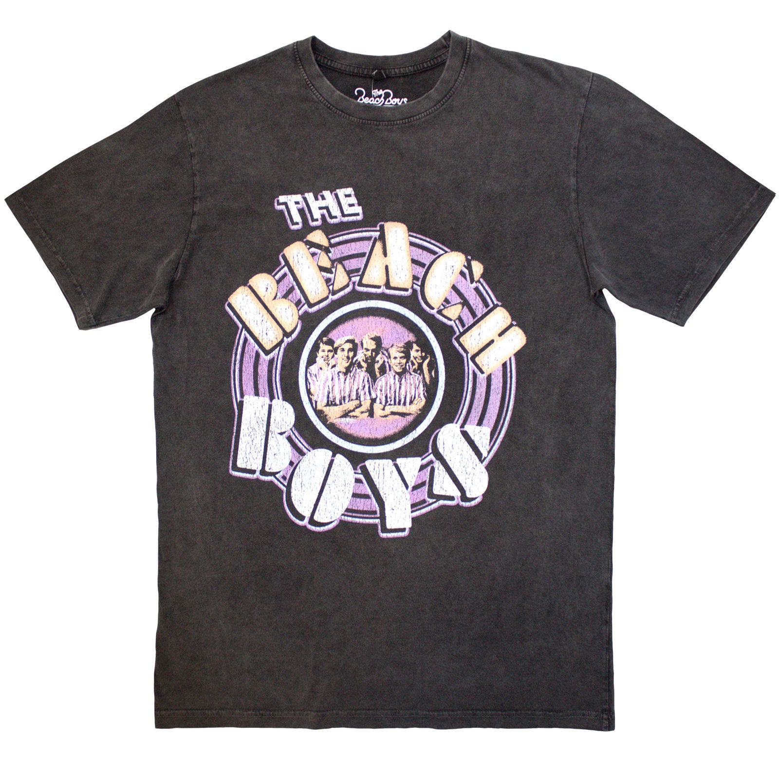 The Beach Boys: Vintage Photo Stone Wash T-Shirt (Wash)