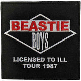 The Beastie Boys: Licensed To Ill Tour 1987 Patch – officielt merchandise