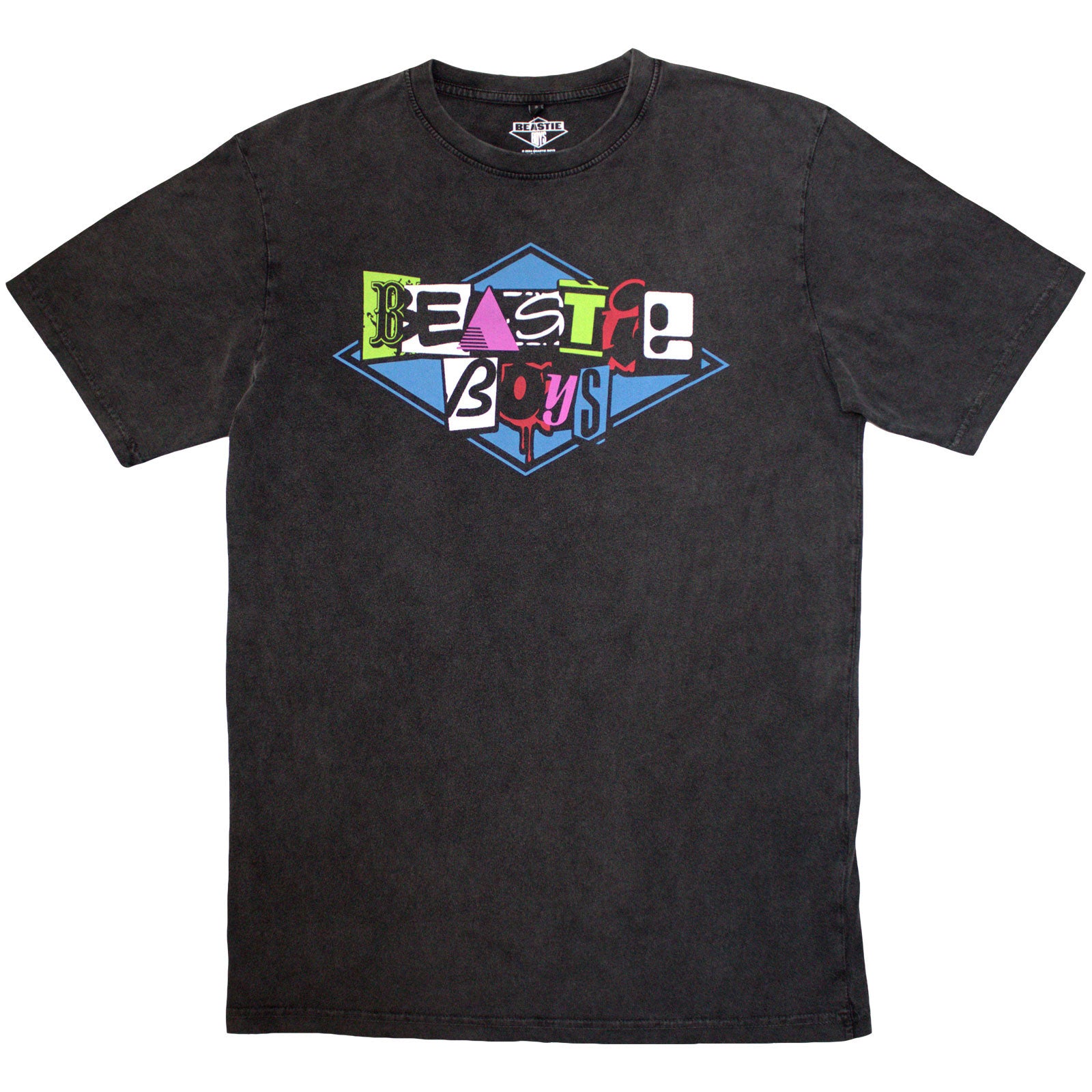 The Beastie Boys: Multicolour Logo Stone Wash T-Shirt (Wash)