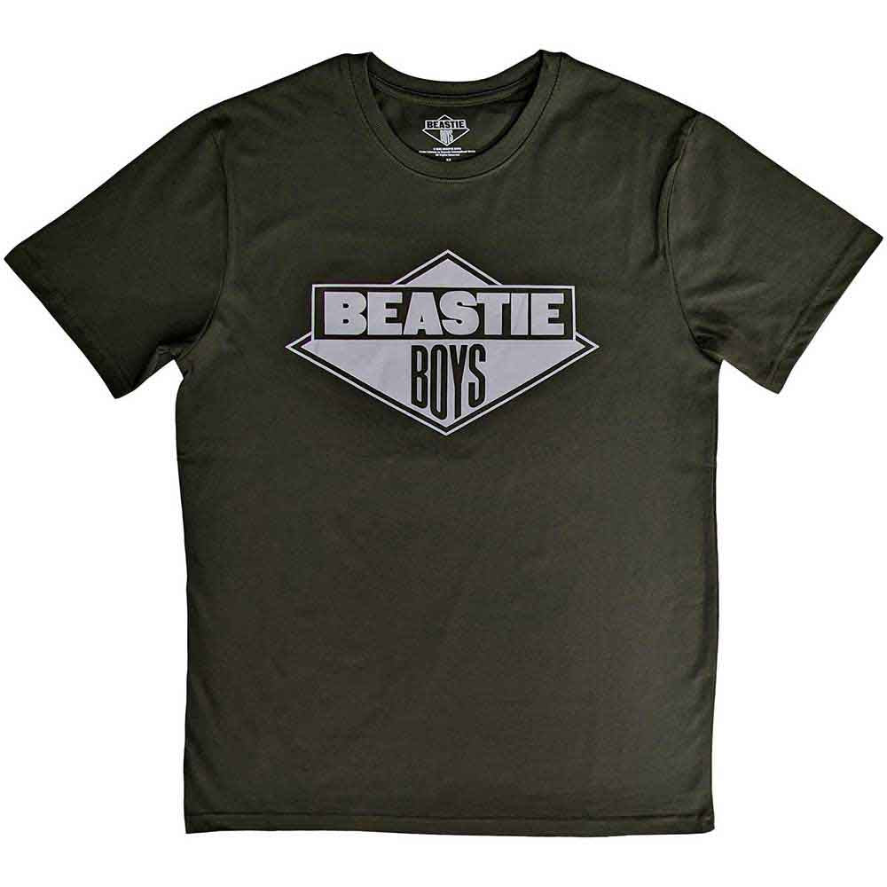 The Beastie Boys: Black & White Logo T-shirt – officielt merchandise