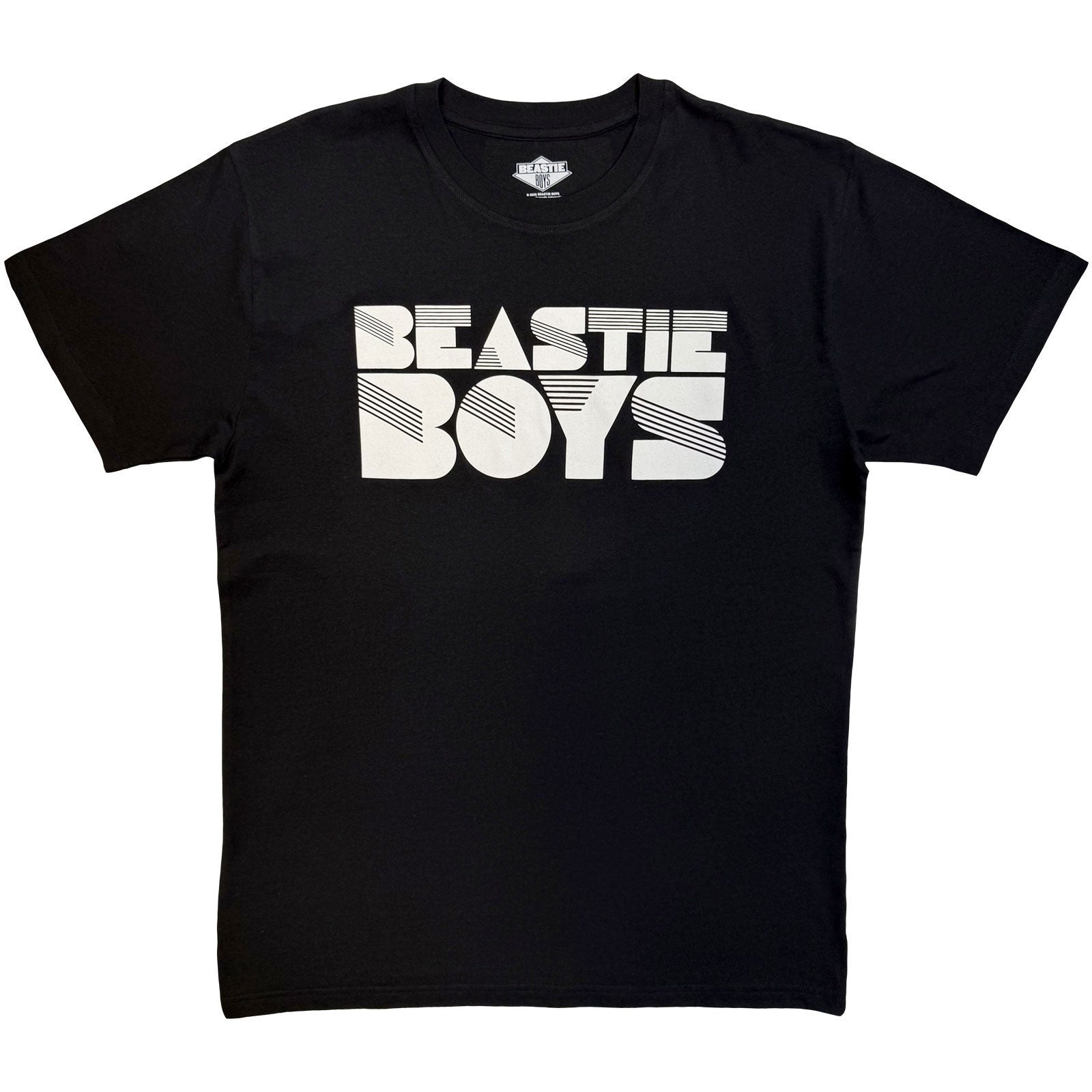 The Beastie Boys: Stripes Logo Mono T-shirt – officielt merchandise