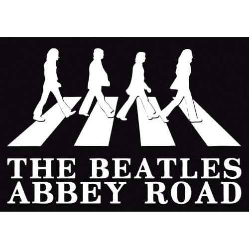 The Beatles: Abbey Road Crossing Silhouette Stationery – officielt merchandise