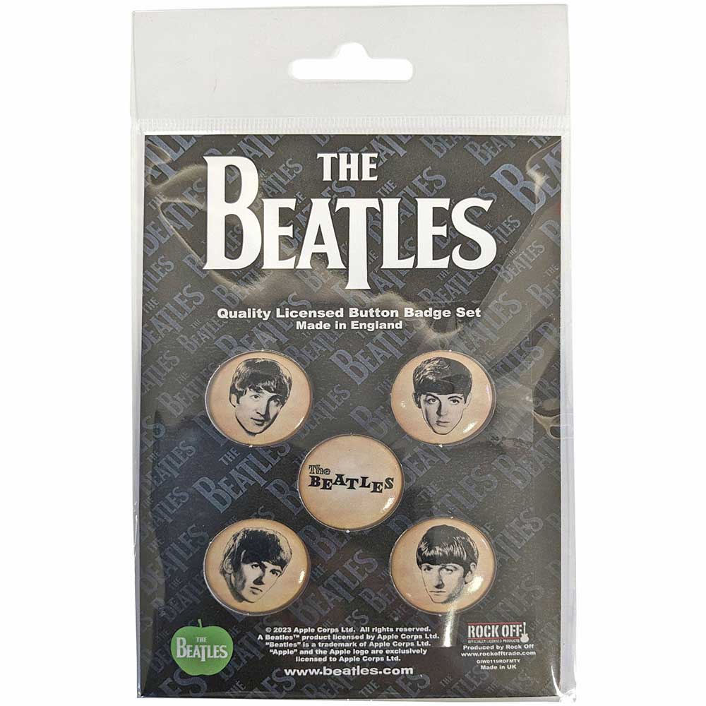 The Beatles: She Loves You Vintage Button Badge Pack