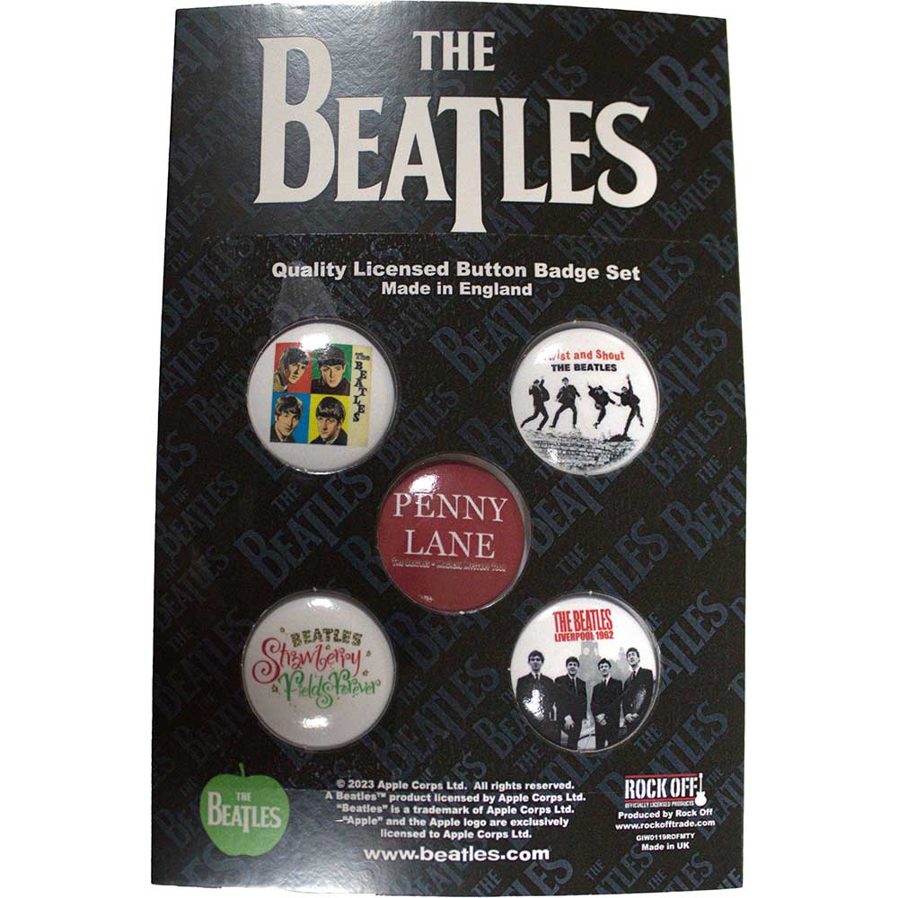 The Beatles: Beatles Liverpool Button Badge Pack