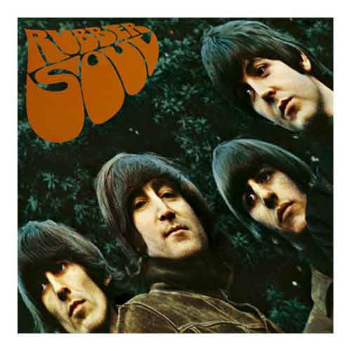 The Beatles: Rubber Soul Album Greetings Card