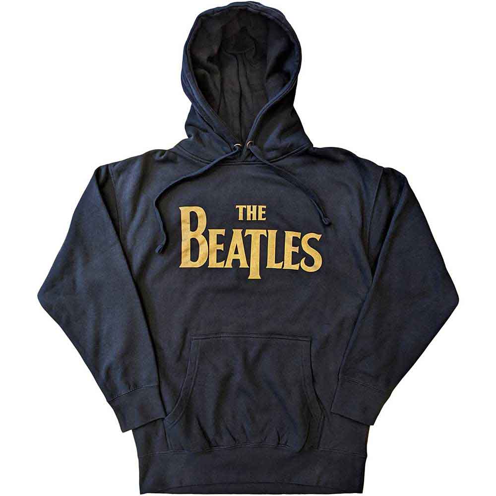 The Beatles: Gold Drop T Logo Hoodie – officielt merchandise