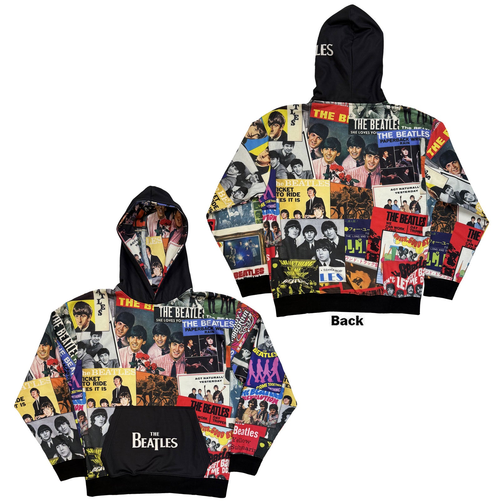 The Beatles: Sgt Pepper (All Over Print) Hoodie – officielt merchandise