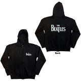 The Beatles: Drop T Logo Zipped Hoodie (Back Print)