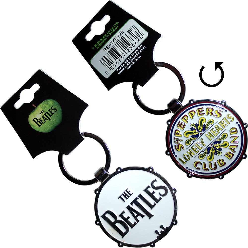 The Beatles: Drop T/Sgt Pepper Drum Keychain