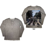 The Beatles: Abbey Road Back Print Stone Wash Long Sleeve T-Shirt (Back Print)
