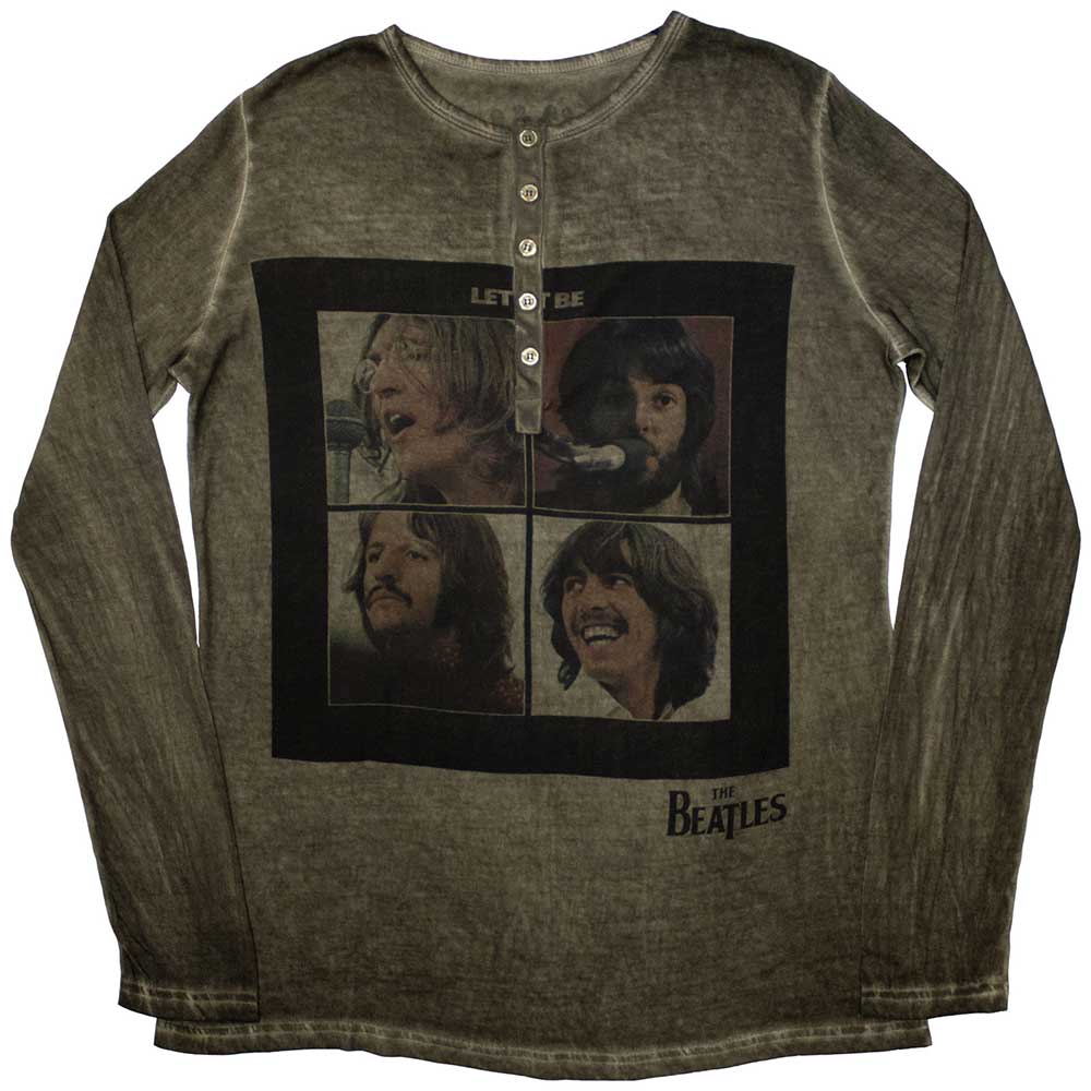 The Beatles: Let It Be Stone Wash Long Sleeve T-Shirt (Wash)