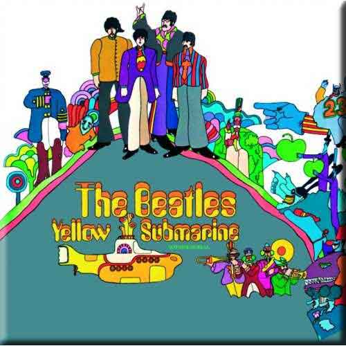 The Beatles: Yellow Submarine Magnet – officielt merchandise