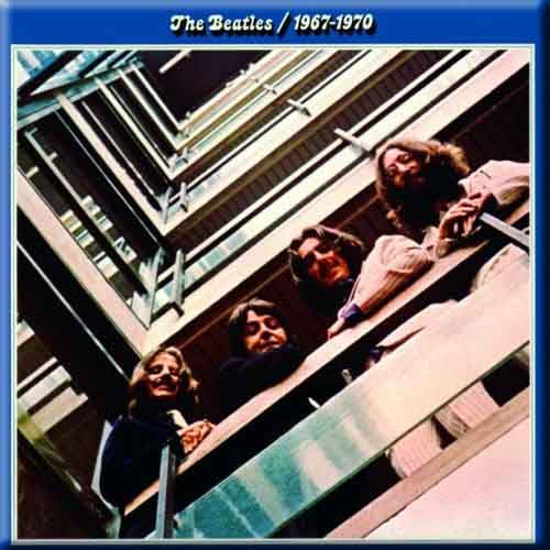 The Beatles: Blue Album Magnet – officielt merchandise