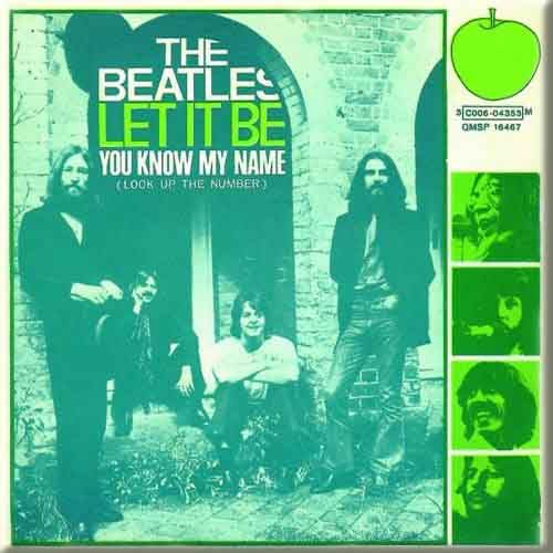 The Beatles: Let it Be/You Know my Name Magnet – officielt merchandise