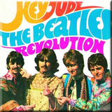 The Beatles: Hey Jude/Revolution Magnet – officielt merchandise