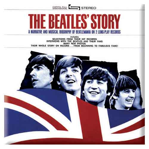 The Beatles: The Beatles Story Magnet – officielt merchandise